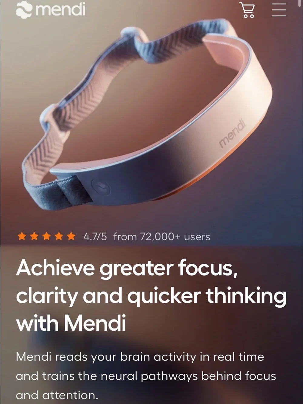 Mendi Brain-Training Headband